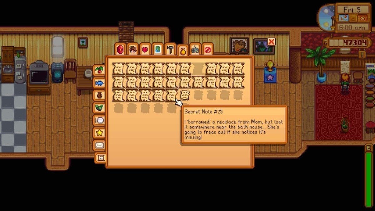 Stardew Valley: Complete Secret Notes Guide