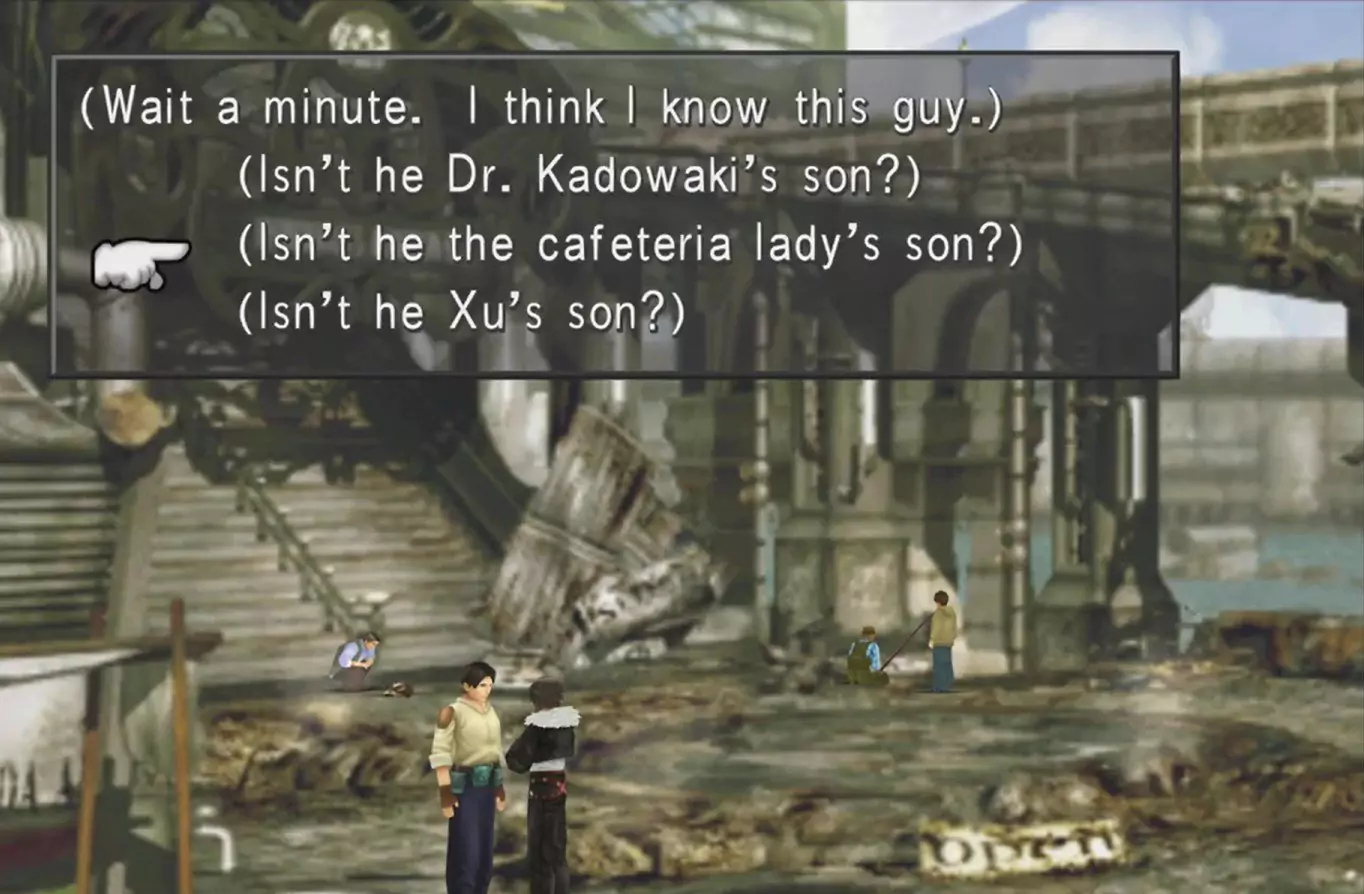 The Cafeteria lady's son in Final Fantasy VIII.