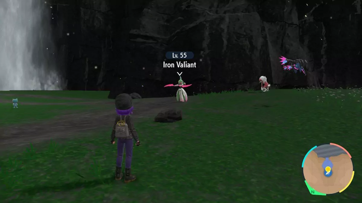 An Iron Valiant in a cave.