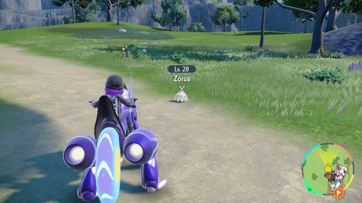 A player finding a Zorua disguised as a Shroomish.