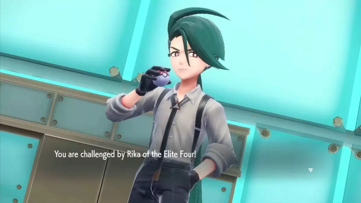 Rika challenges the player.