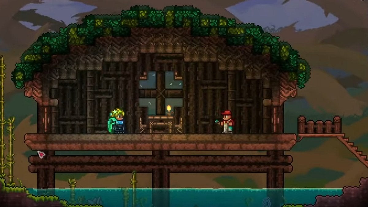 A Jungle House from Terraria.