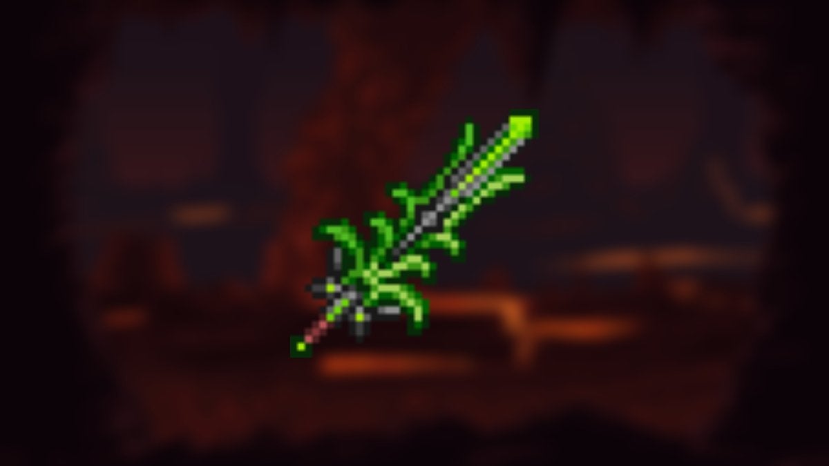 Chlorophyte Claymore from Terraria.