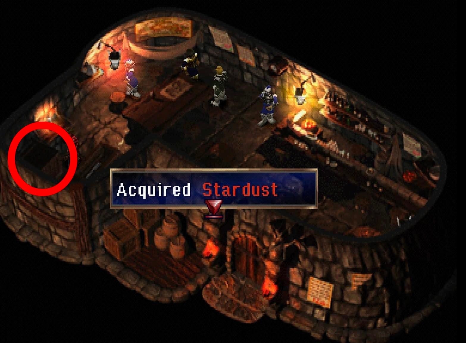First Stardust location in Hoax.