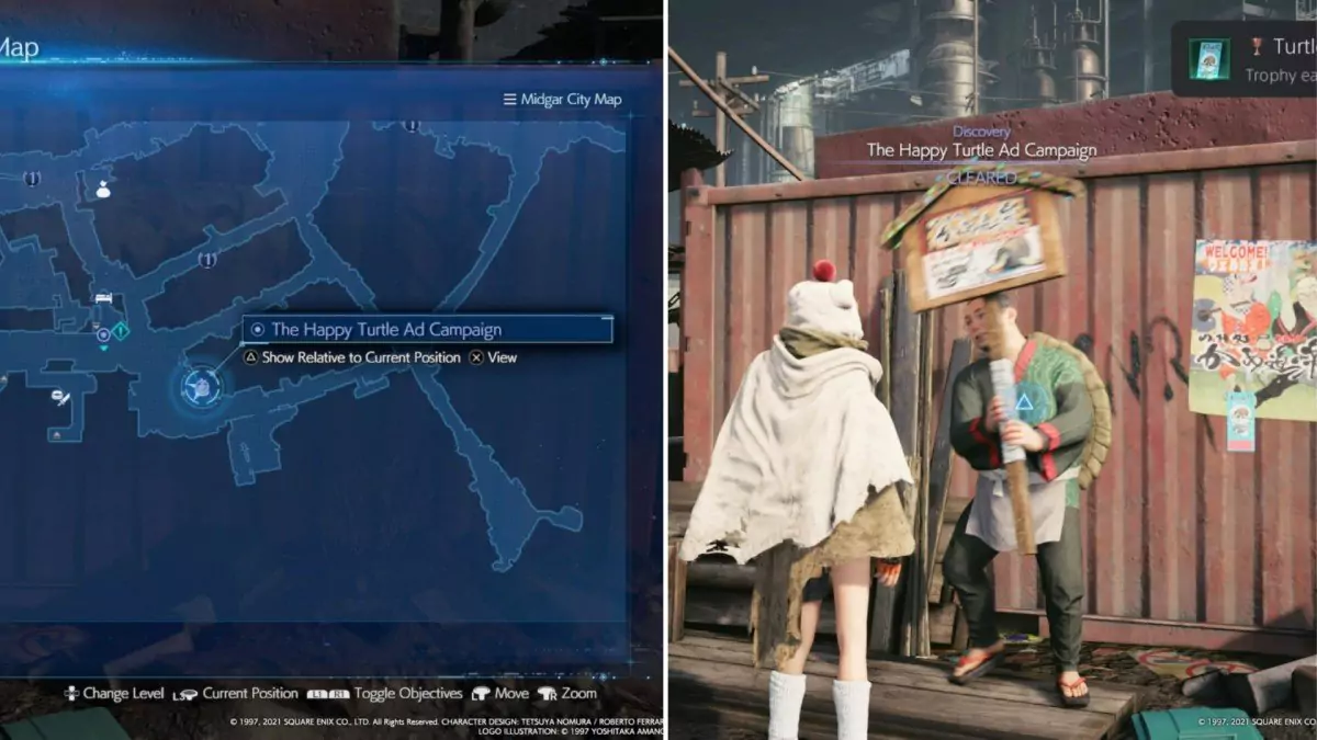 FF7 Remake Intergrade: All Happy Turtle Flyer Locations