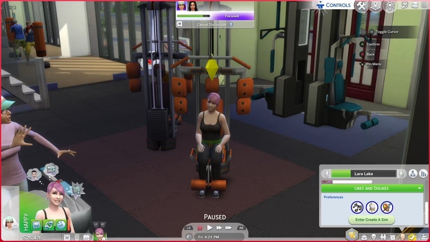 The Simology tab in The Sims 4, showing how to access Create-A-Sim.