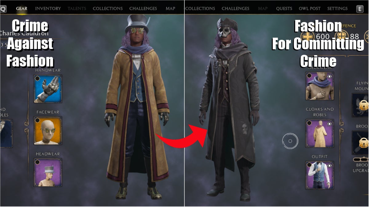 Hogwarts Legacy: How to Change Your Gear’s Appearance