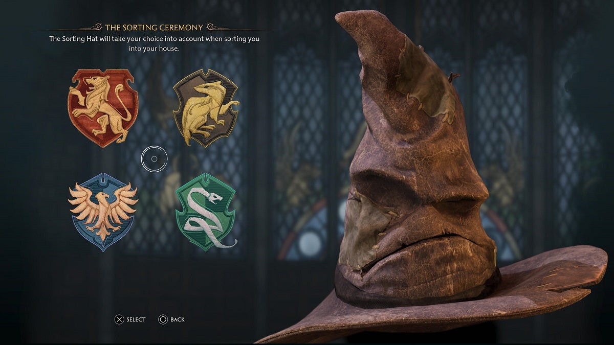 Sorting Hat from Hogwarts Legacy.