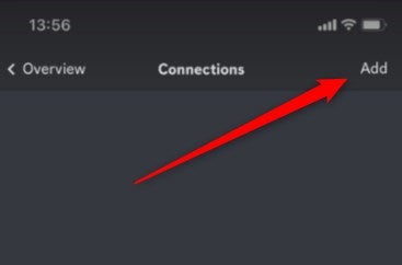 Add an app to Discord on mobile.