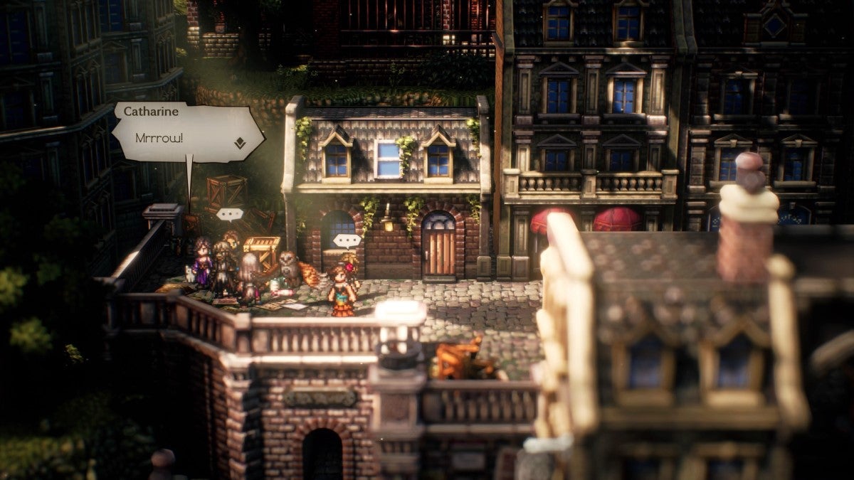 Catharine the Cat in Octopath Traveler 2.
