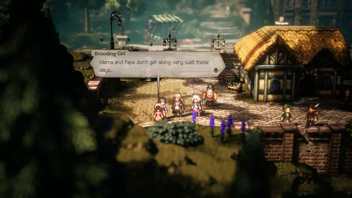 From a Child's Eyes quest giver, the Brooding Girl, in Octopath Traveler 2.