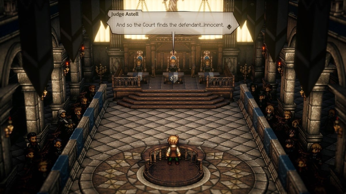 The Proof of Innocence quest in Octopath Traveler 2.