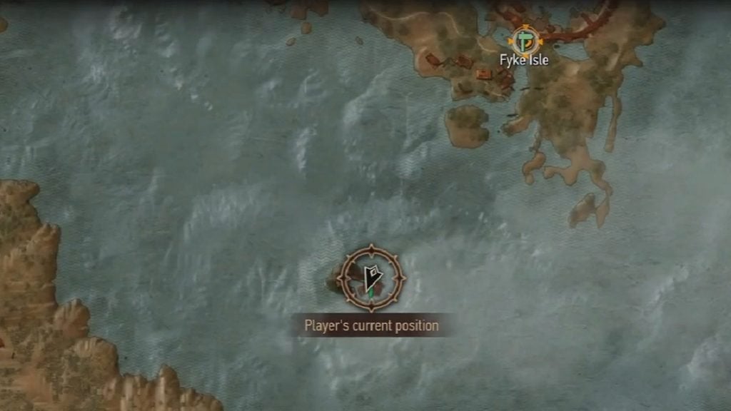 The location of the Enhanced Witcher Armor.