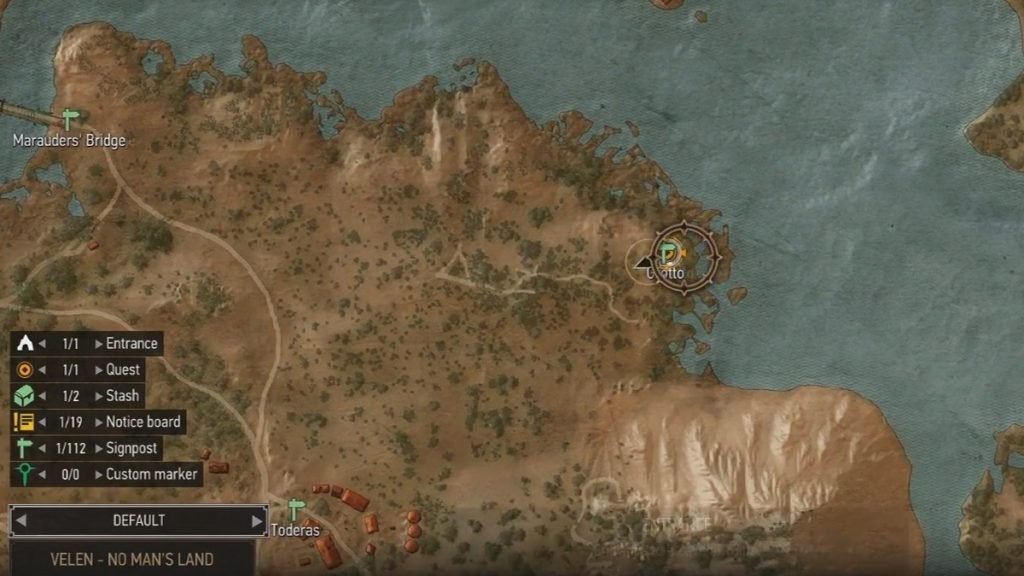 The location of the Enhanced Wolven Boots in Witcher 3.