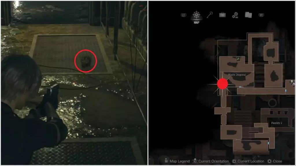 The first rat in the Disposal Waste in Resident Evil 4.