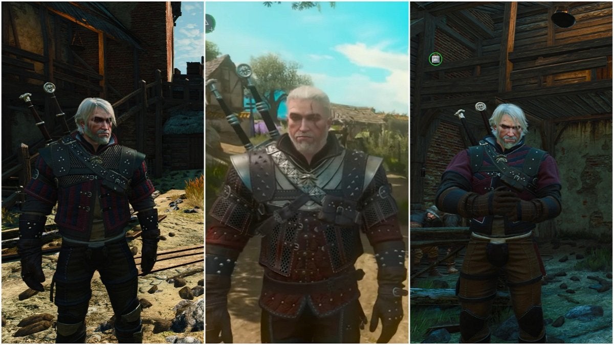 Wolf school gear in The Witcher 3.