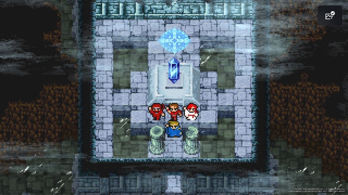 Bringing light to the Water Crystal in Final Fantasy 1.