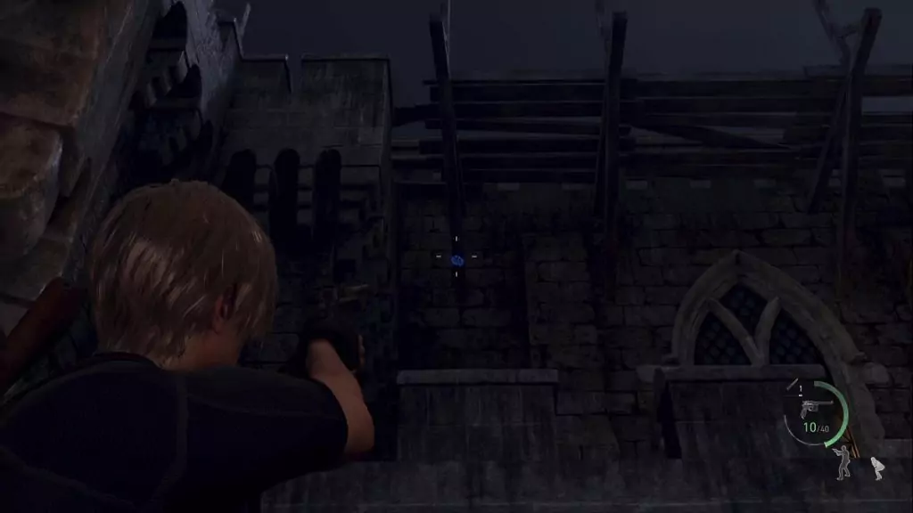 The sixth blue medallion in the Castle.
