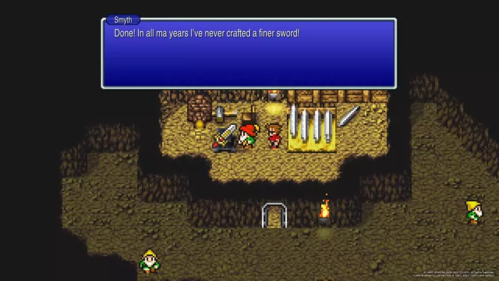 Get the Excalibur in Final Fantasy 1.