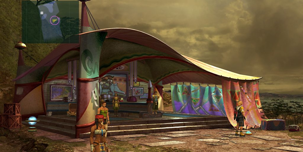 The location of the Jecht Sphere in the Moonflow in Final Fantasy X.