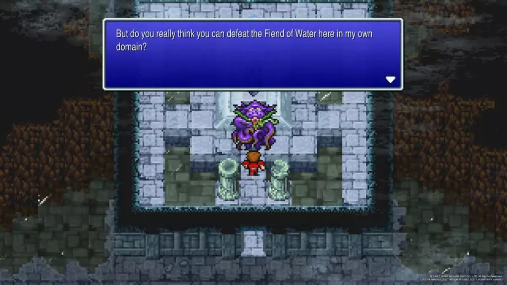 Kraken, the Water Fiend, in Final Fantasy 1.