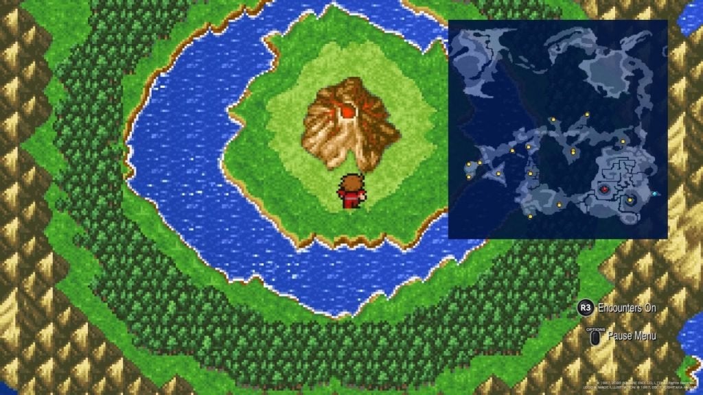 Mount Gulg in Final Fantasy 1.