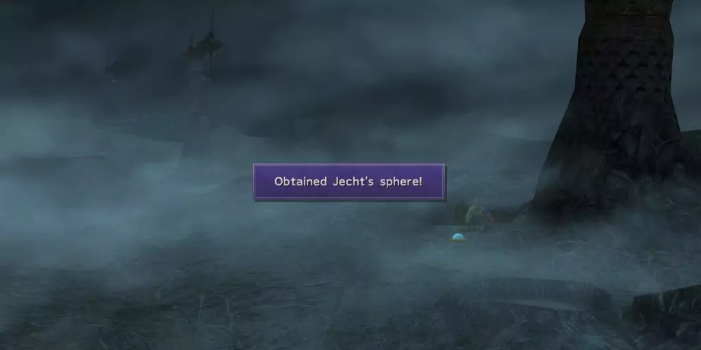 Jecht's Sphere 8 in the Thunder Plains in Final Fantasy X