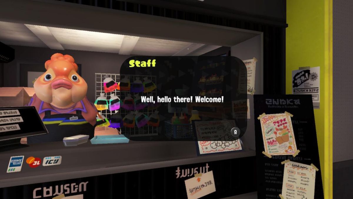 The Crab-N-Go stand in Splatoon 3 where Food Tickets can be redeemed
