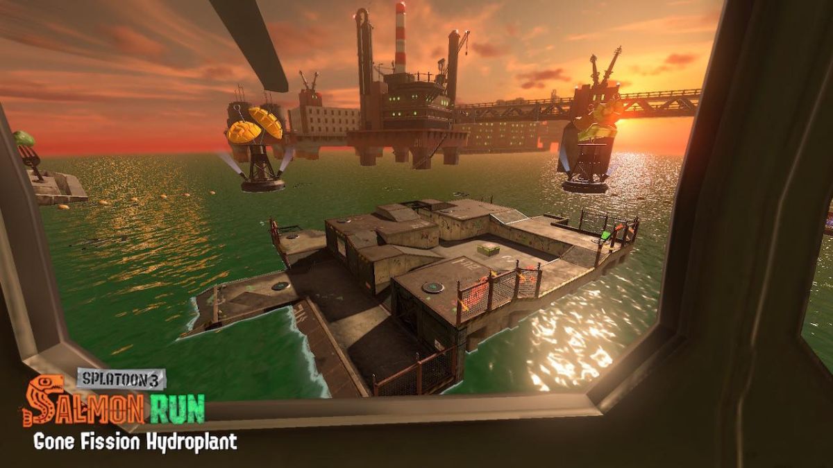 The Gone Fission Hydroplant location in Splatoon 3's Salmon Run
