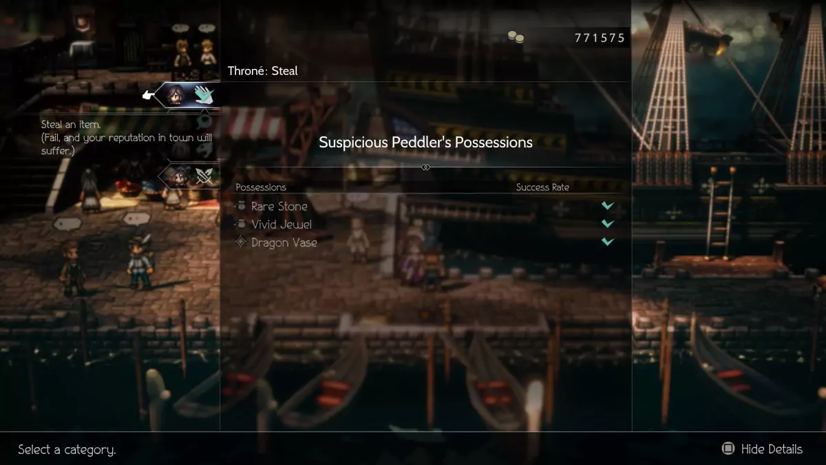 The Dragon Vase location in Octopath Traveler 2.