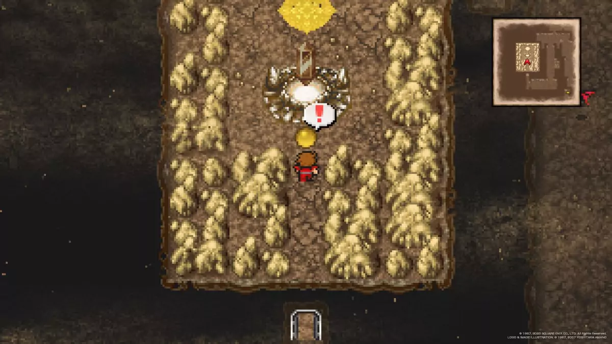 The Earth Crystal in Final Fantasy 1.