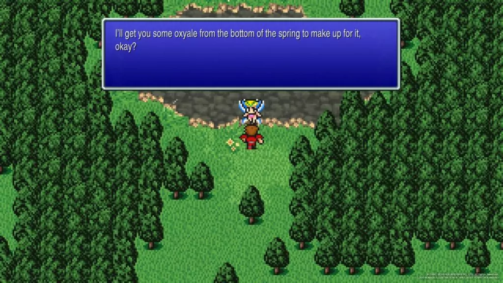 The Faerie getting you some Oxyale.