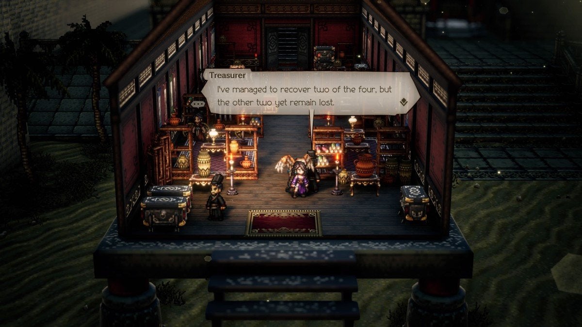 The Treasures of Ku quest in Octopath Traveler 2.