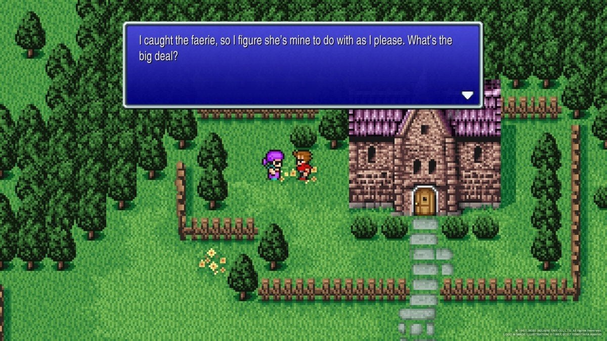 The man who caught the Faerie in Final Fantasy 1.