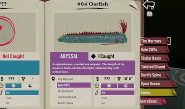 DREDGE: Where to Find All Exotic Fish