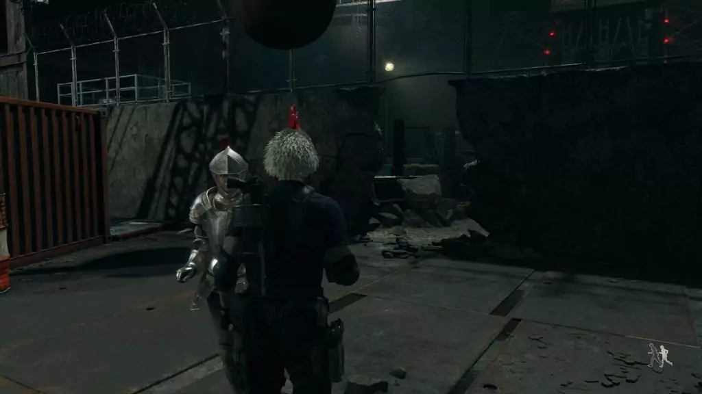 The shattered wall in Chapter 14 in Resident Evil 4.