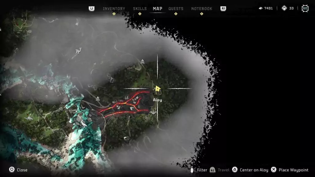 The location of the mansion that holds the Red Raptor figurine.