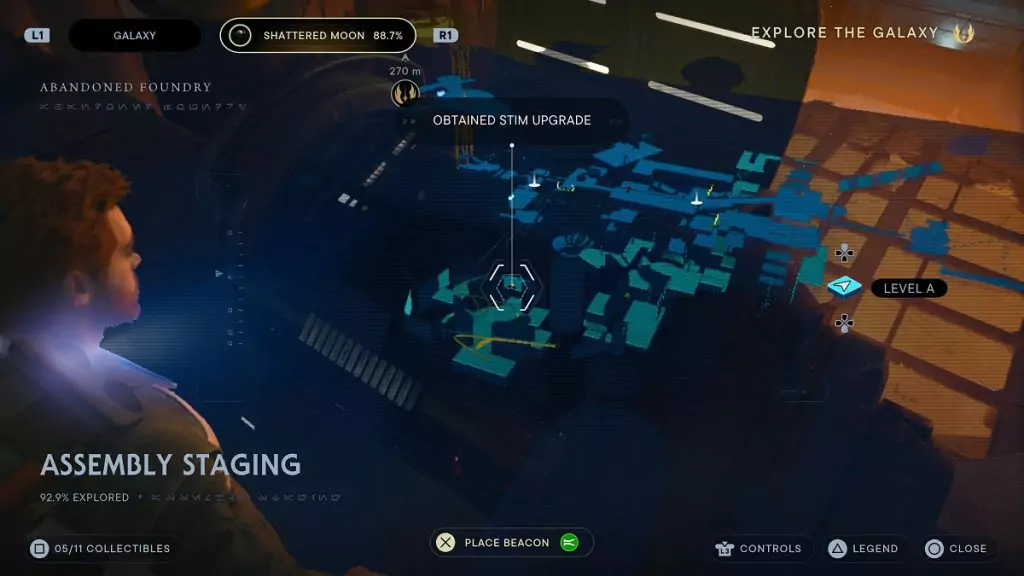 The location of the 10th Stim Canister pod.