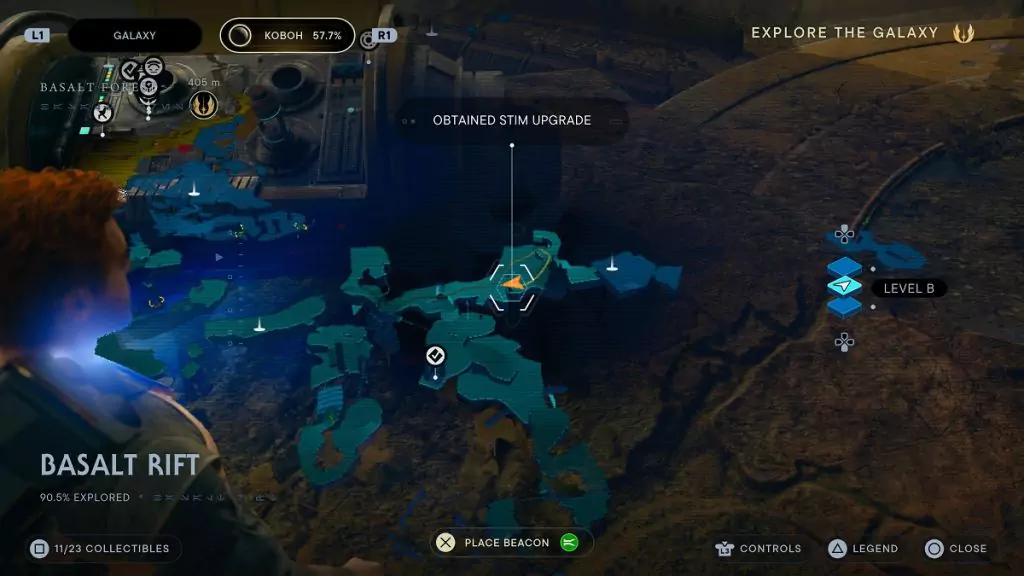 The location of the second Stim Canister pod in Star Wars Jedi: Survivor.