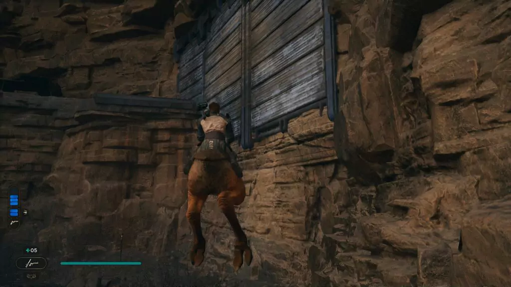 A wall players can run on in Star Wars Jedi: Survivor.