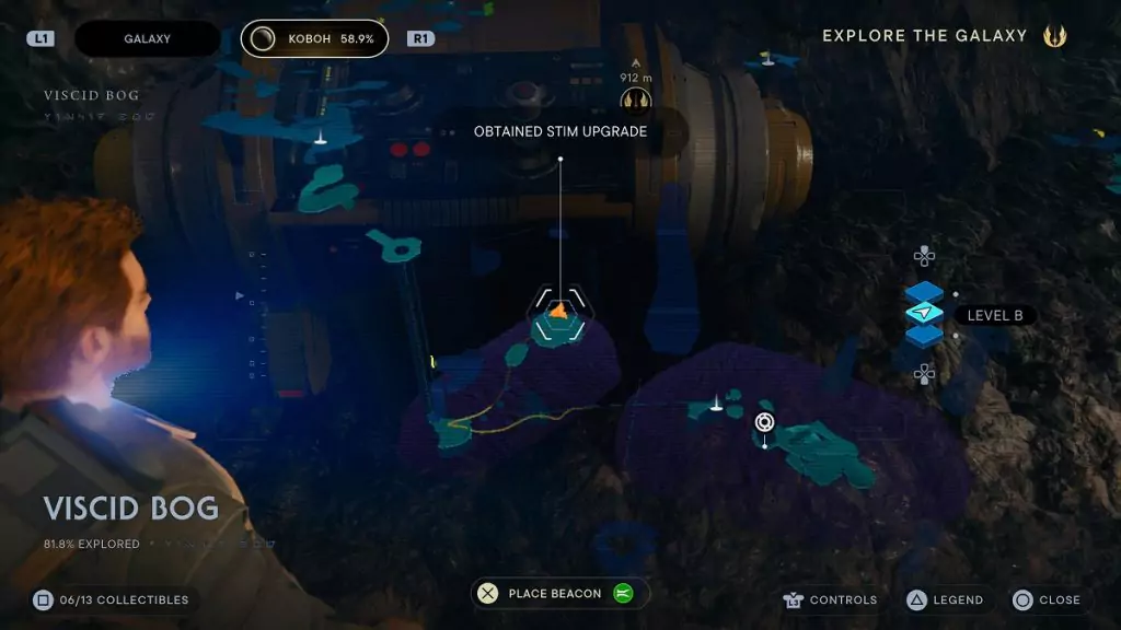 The location of the fourth Stim Canister pod.