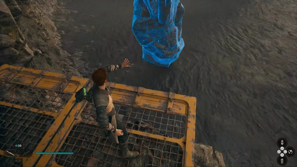 A stone players can lift using the force in Star Wars Jedi: Survivor.