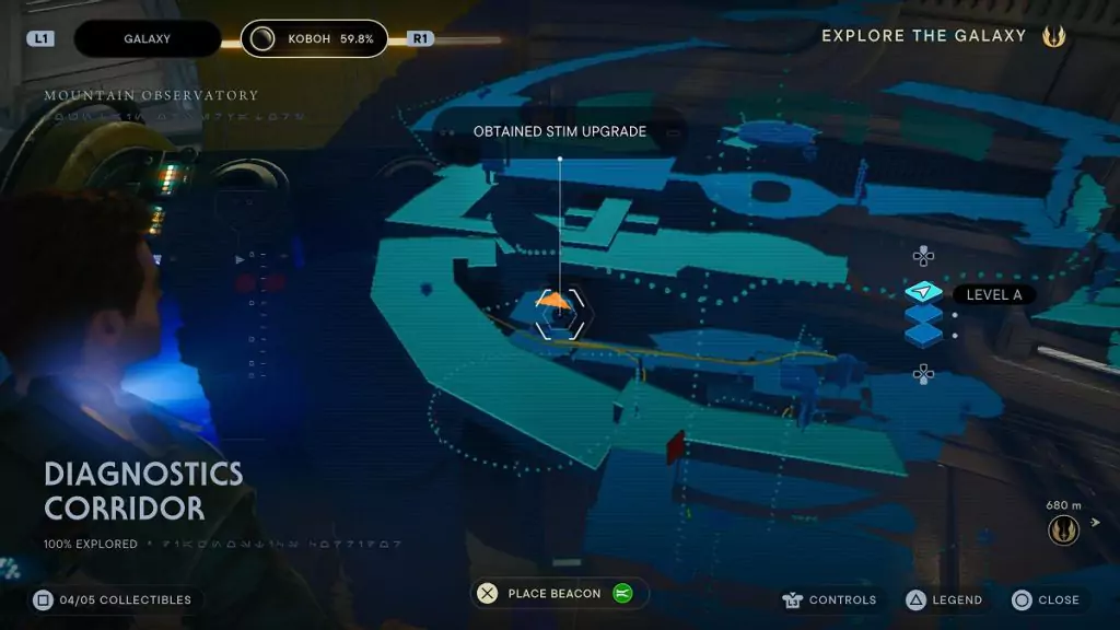 The location of the sixth Stim Canister pod in Star Wars Jedi: Survivor.