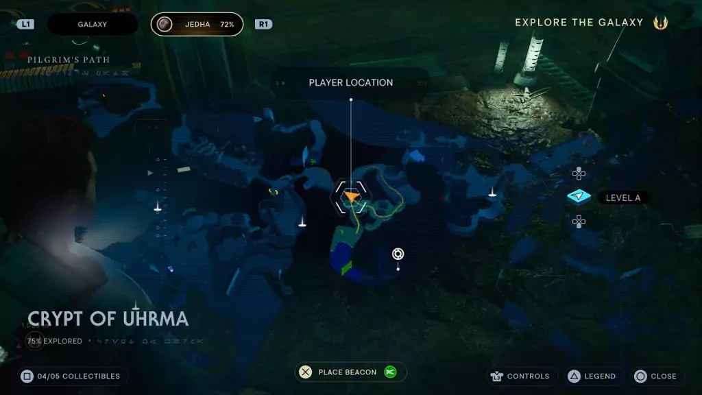 The location of the ninth Stim Canister pod.