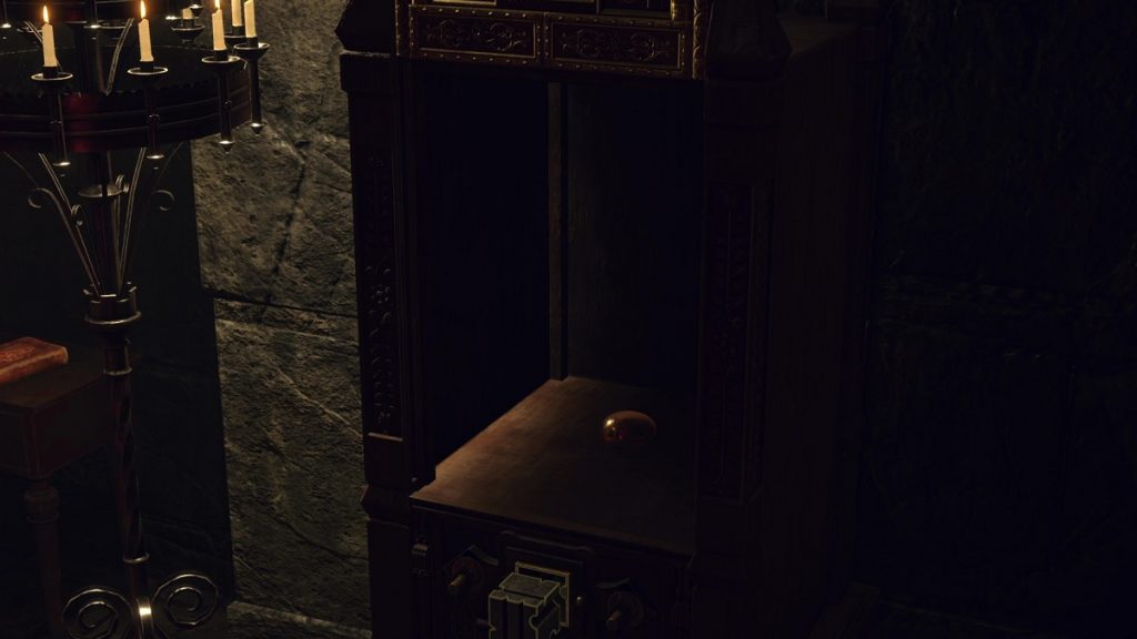 The Golden Egg in the Throne Room.