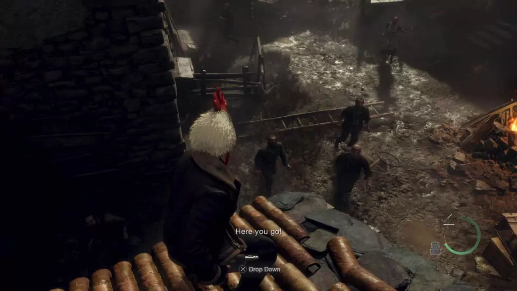 The Village encounter in Resident Evil 4.