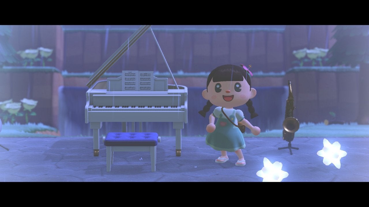 Star Fragments on the ground in Animal Crossing: New Horizons.