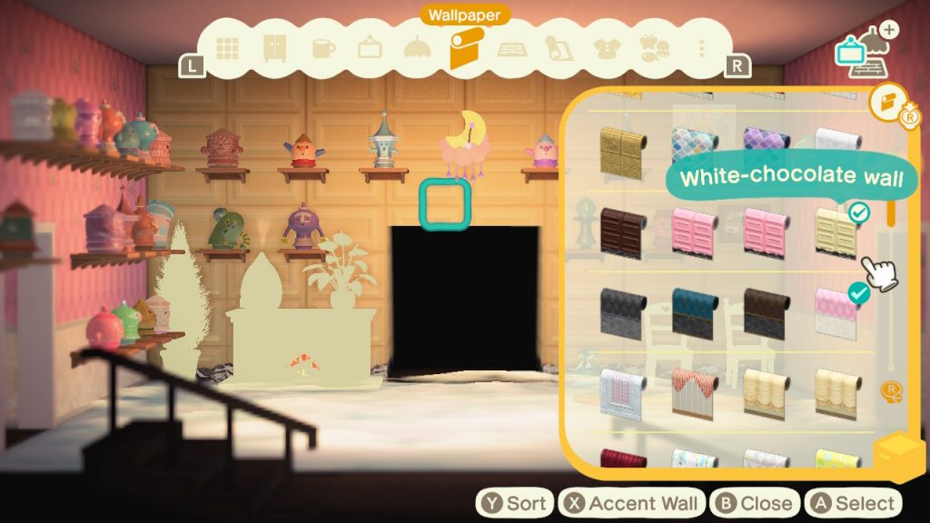 How to place an accent wall in Animal Crossing: New Horizons.