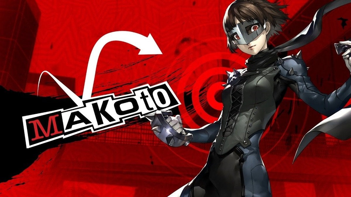 Makoto wearing her Queen outfit from Persona 5 Royal.