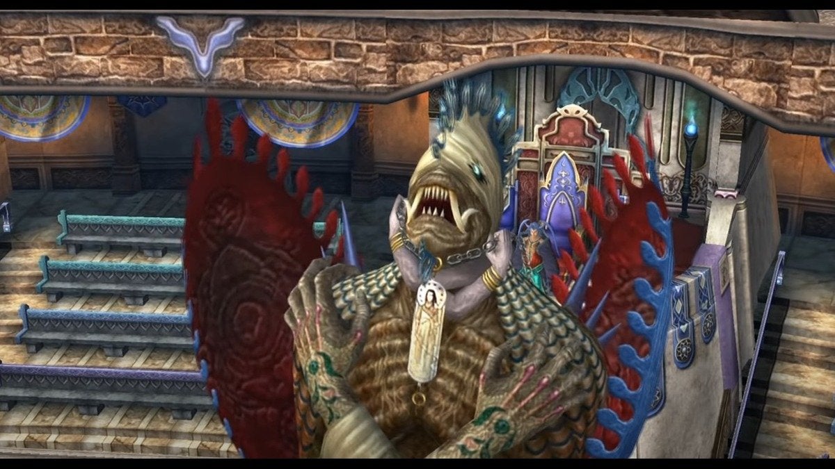 Seymour summoning Anima during Final Fantasy X.